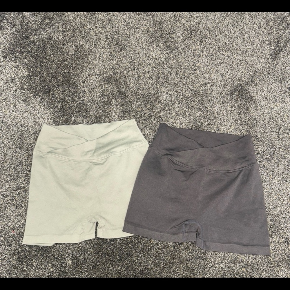 Stylish Women's Shorts in Black and Gray